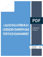 Capstone Project - Launching A Premium Category Smartphone For The Indian Market PDF