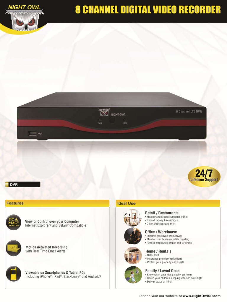 8 Channel Lte DVR Manual (Spanish) | PDF | Grabadora de vídeo digital ...