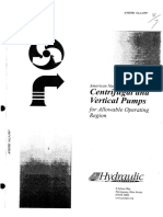HI 9.6.3 - Centrifugal and Vertical Pumps - Allowable Operating Region - 1997 PDF