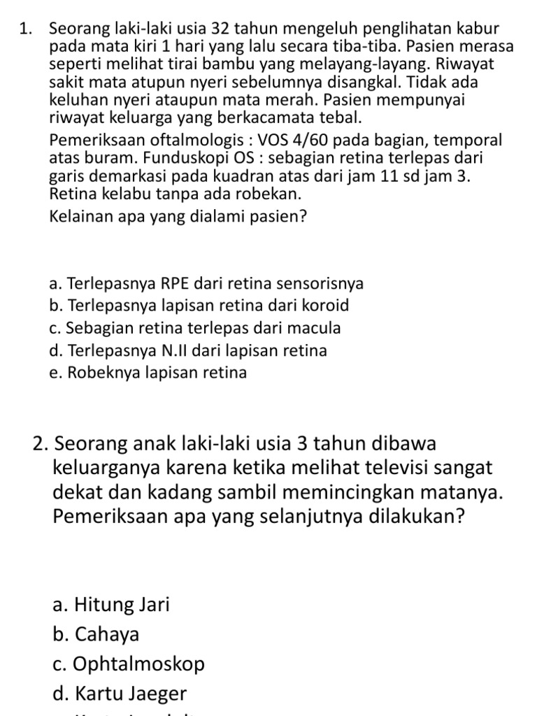 Soal Mata | PDF | Sains & Matematika