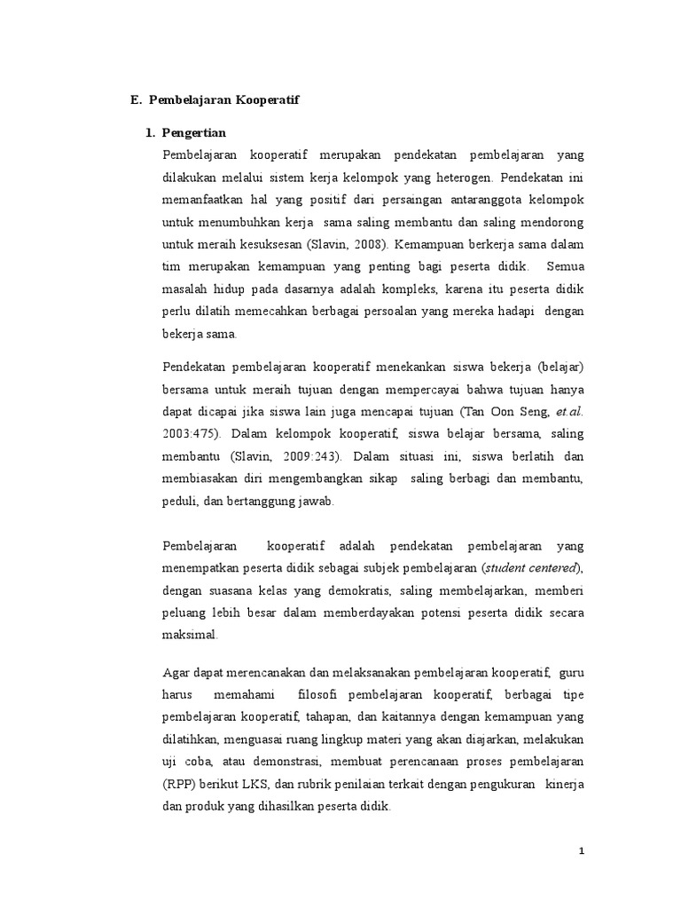 Pendekatan Kooperatif Pdf