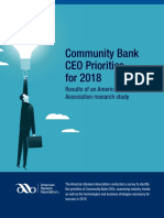 Community Bank Priorities Report