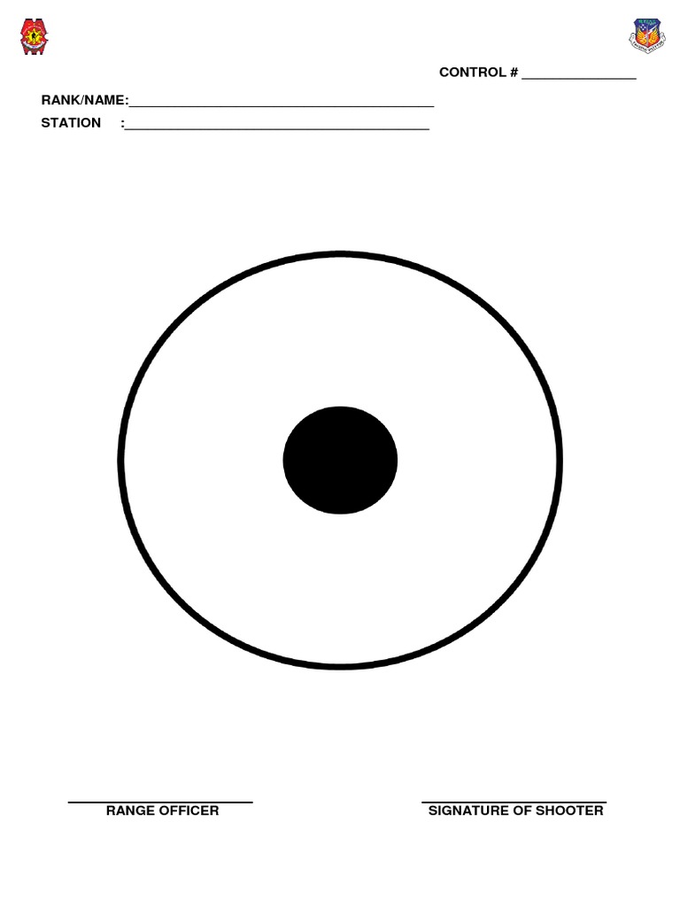 Target Sheet Word PDF