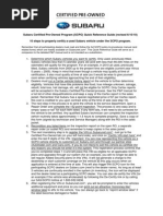 Download Subaru Certified Pre Owned Doc by 360ImageMedia SN39828329 doc pdf