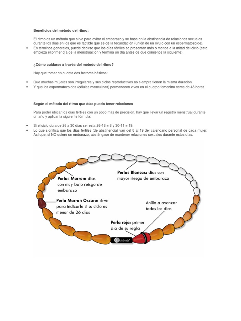 Cuidado con el Método del Ritmo | PDF | El embarazo | Control de la ...