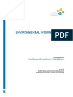 Environmental Internal Audit: APRIL 2018