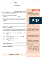 Álgebra e Funções - SD23 - Progressão Geométrica PROFESSOR