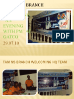 Tam Ns Branch: Launching "AN Evening With PM" at Gatco