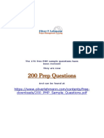 PMP Question and Answers PDF