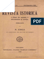 Revista Istorică - Dări de Seamă, Documente Şi Notiţe, 6, Nr. 07-09, Iulie - Septembrie 1920