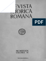 Revista Istorică Română, Vol. 09, 1939