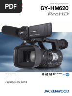 GY-HM620 ProHD Camcorder (12-Page Brochure)