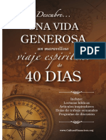 Una Vida Generosa de 40 Dias