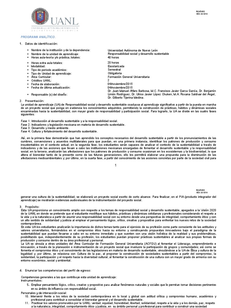 008 Responsabilidad Social Y Desarrollo Sustentable Pdf Desarrollo