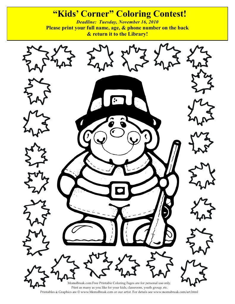 Kids' Corner Coloring Contest 2010 | PDF