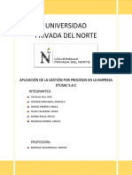 Informe Final Transportes Etusac - Gestión Por Procesos