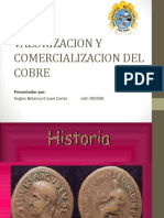 Valorizacion y Comercializacion Del Cobre