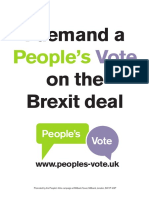 I Demand A On The Brexit Deal: People's