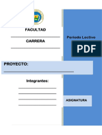 Formato de Proyecto