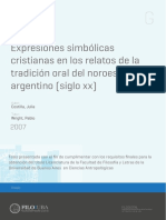 Antropología, Religiosidad Cristiana en El NOA