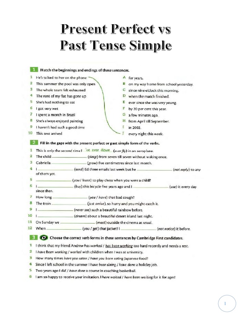 present-perfect-vs-past-simple-exercise