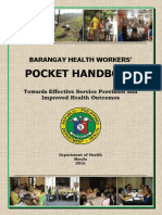 Pocket Handbook: Barangay Health Workers'