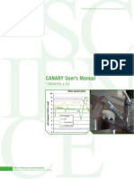 CANARY User's Manual: United States Environmental Protection Agency