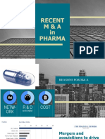 Recent M & A in Pharma