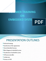 Summer Training ON Embedded Systems