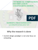 Integrating Numerical Computation With Simulation in Rapid Engineering Design