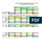 Jadwal Jaga Suyoto Rotasi 3 - 2018-2019