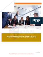 Project Management Short Course