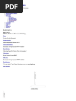 Volumetric Calibrations: Site Menu