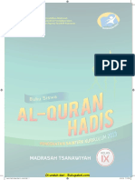 Buku Al-Qur'an Hadis Kelas 9 PDF