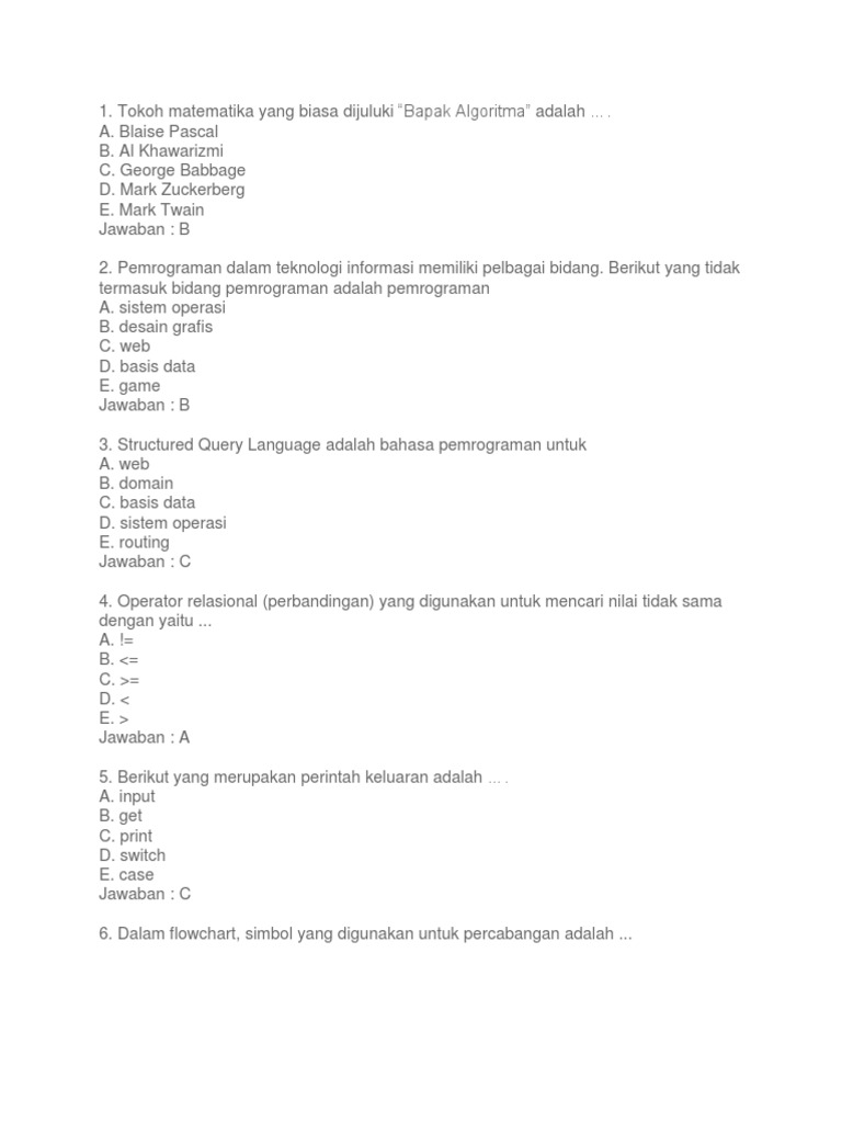 Soal Pdf