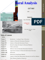 GCV401 - Structural Analysis - Chapiter 0 - Cover