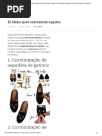12 Ideias Para Customizar Sapatos _ Customizando - Blog De Customização De Roupas, Moda, Decoração E Artesanato.pdf