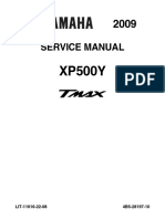 2009 Yamaha TMAX XP500 Service Manual