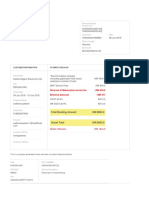 Tax Invoice: Advance Receipt Voucher No