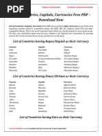 Comprehensive World Geography Notes | PDF
