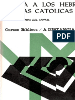 Cursos Bíblicos a Distancia.12. García Del Moral Antonio - Carta a Los Hebreso. Cartas Católicas