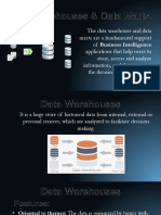 Data Warehouse & Data Marts