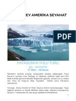 Patagonya Yolu Turu 16 Gece 17 Gün