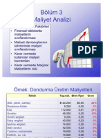 Bolum 3 - Maliyet Analizi