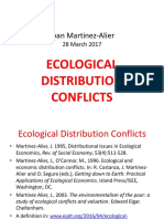 Ecological Distribution Conflicts Research