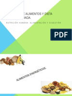 Tipos de Alimentos y Dieta Equilibrada