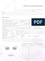 Ficha de Anamnese Facial PDF