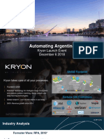 Automating Argentina: Kryon Launch Event December 6 2018