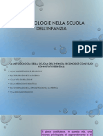 Metodologie Nella Scuola Dell'Infanzia