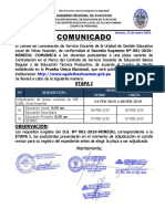 Comunicado